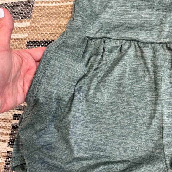 Free People Movement Sublime Rebound Shorts Relaxed Mid Rise Frosted Pine Small - Picture 5 of 14